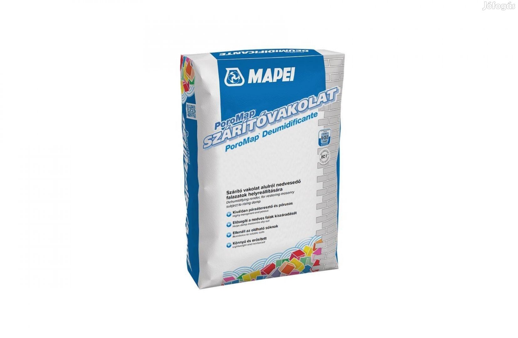 Mapei Poromap Deumidificante szárítóvakolat, 20 kg 2830 Ft/zsák