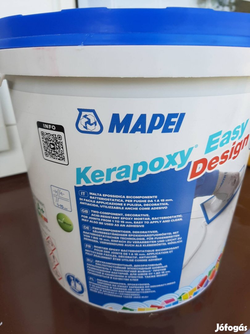 Mapei bézs színű epoxy fugázóanyag 3 kg eladó