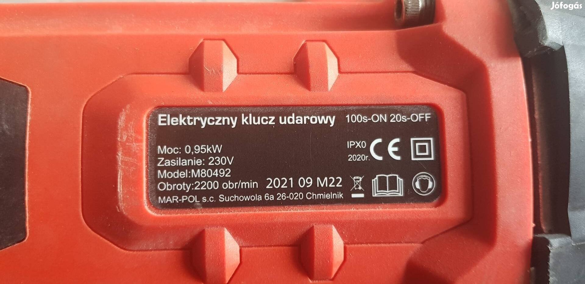 MarPol elektromos ütvecsavarozó 800nm