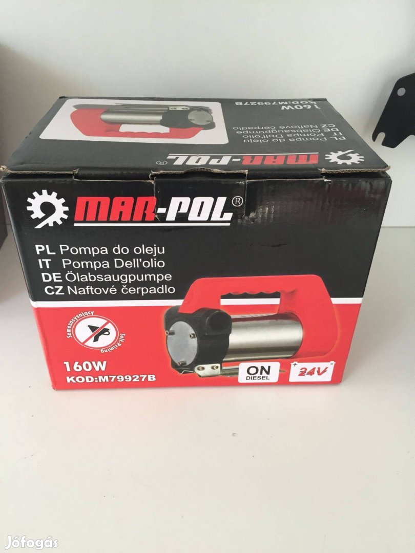Mar-Pol M79927 Szivattyú olajra, gázolajra 24V 9A