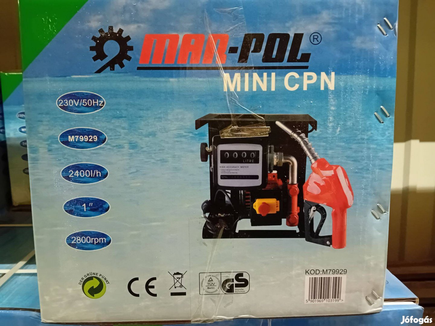 Mar-Pol M79929 önfelszívó üzemanyag és olajszivattyú, 600W Új!