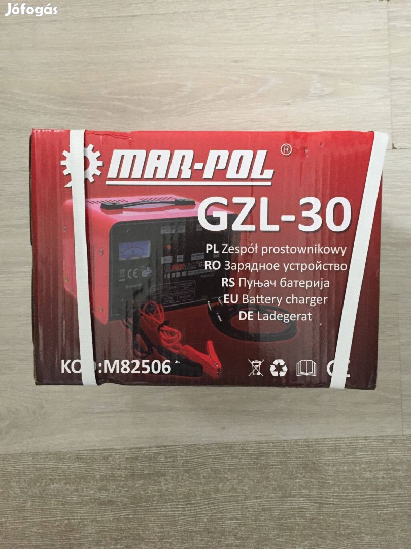 Mar-Pol M82506 Akkumulátor töltő 30A 12-24V 300W Normál + Gyorstöltő G