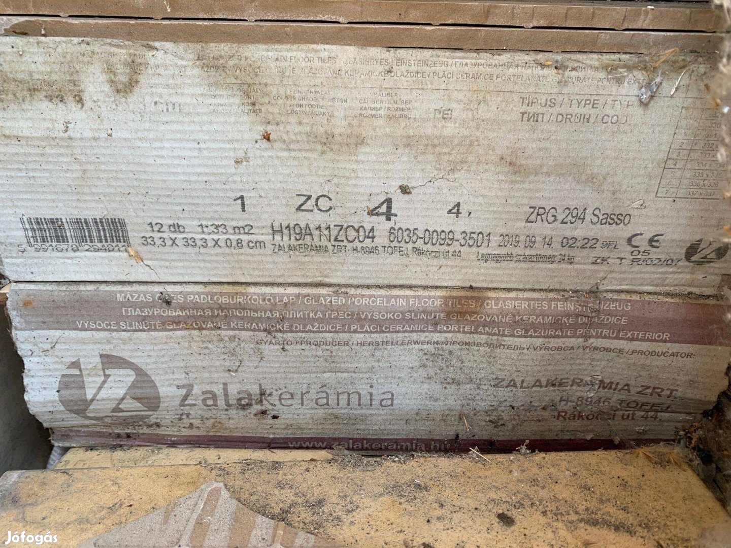 Maradék padlólap Zrg 294 Sasso