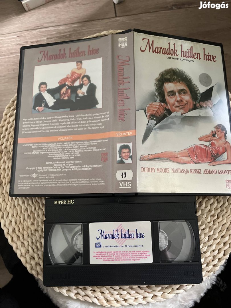 Maradok hűtlen hive vhs film