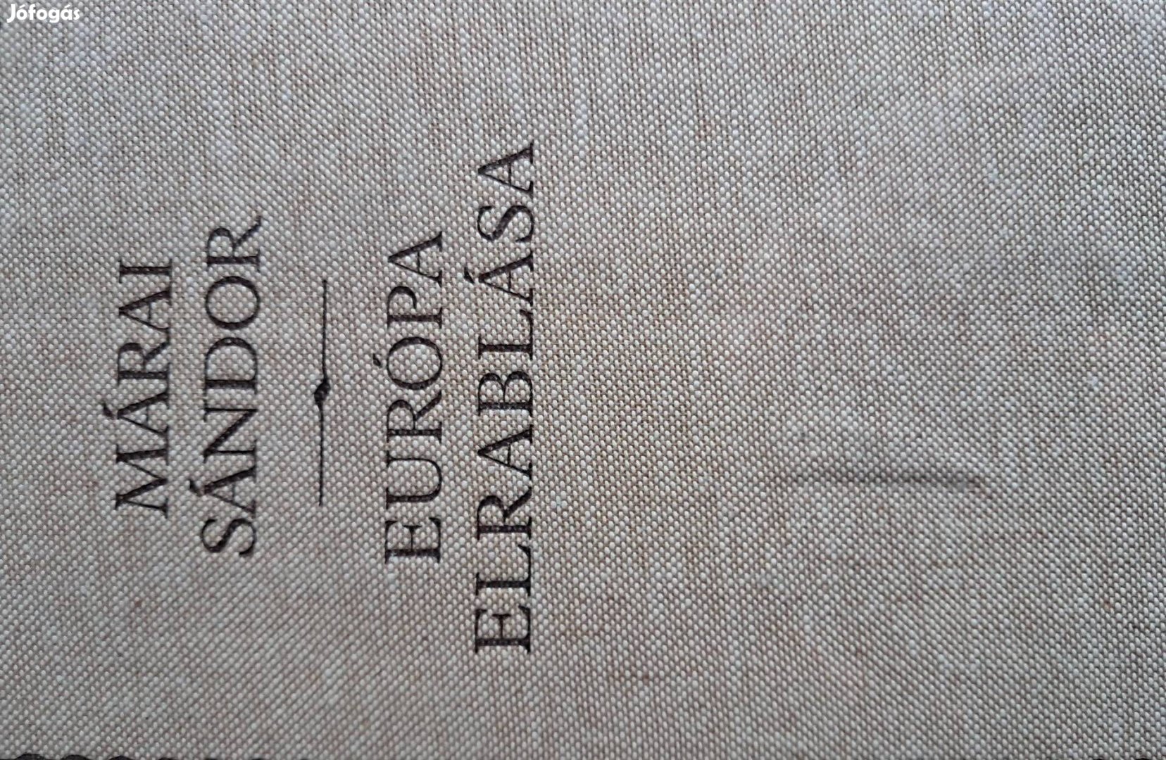 Márai Sándor Európa Elrablása