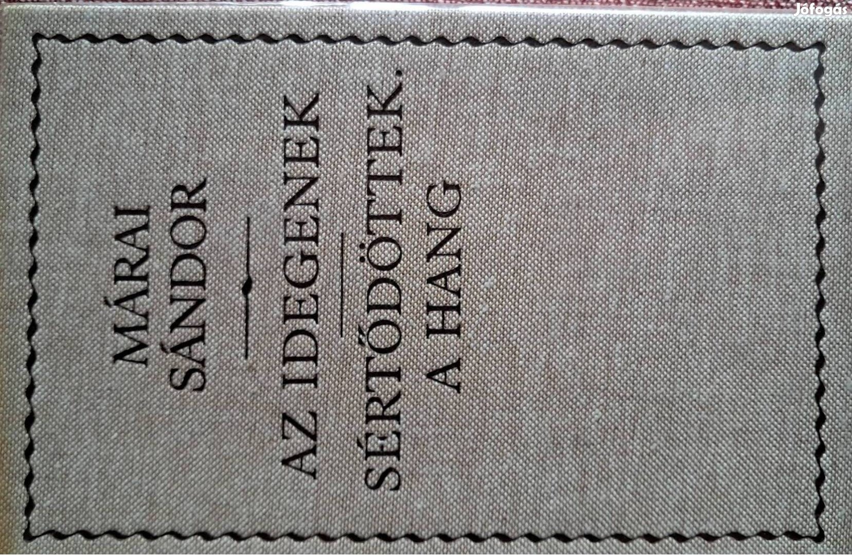 Márai Sándor: Az Idegenek, Sértdöttek a hang