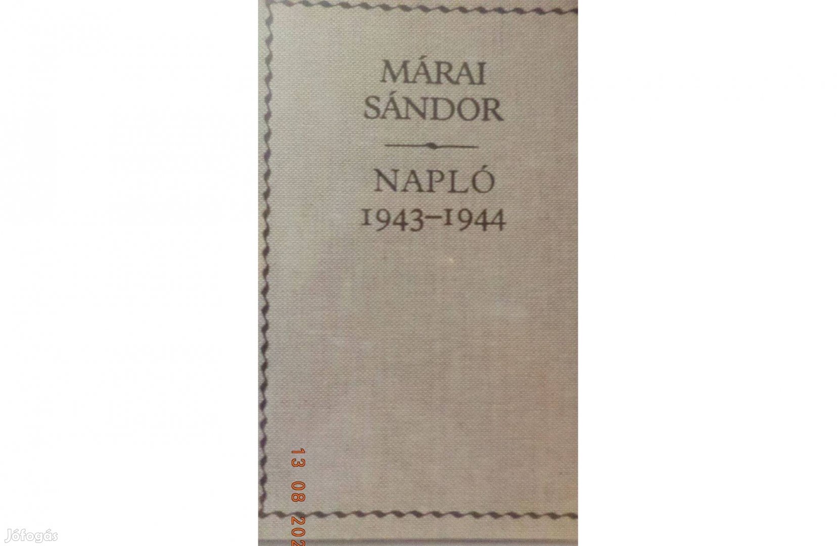 Márai Sándor: Napló 1943 - 1944