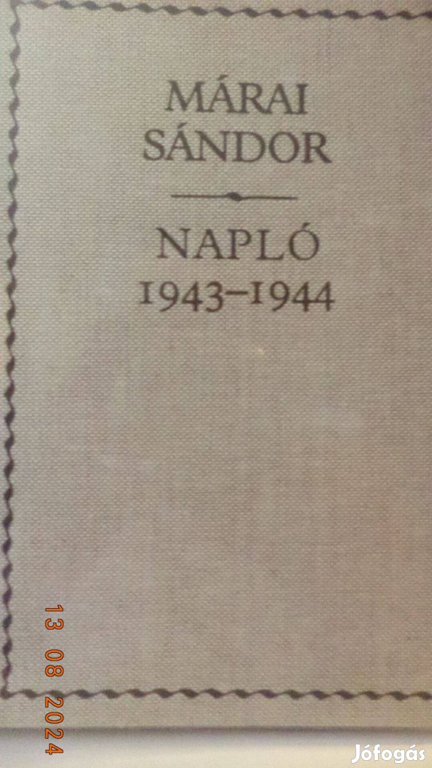 Márai Sándor: Napló 1943 - 1944