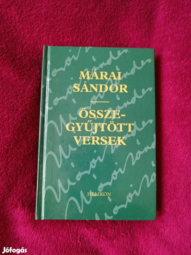 Márai Sándor: Összegyűjtött versek Helikon