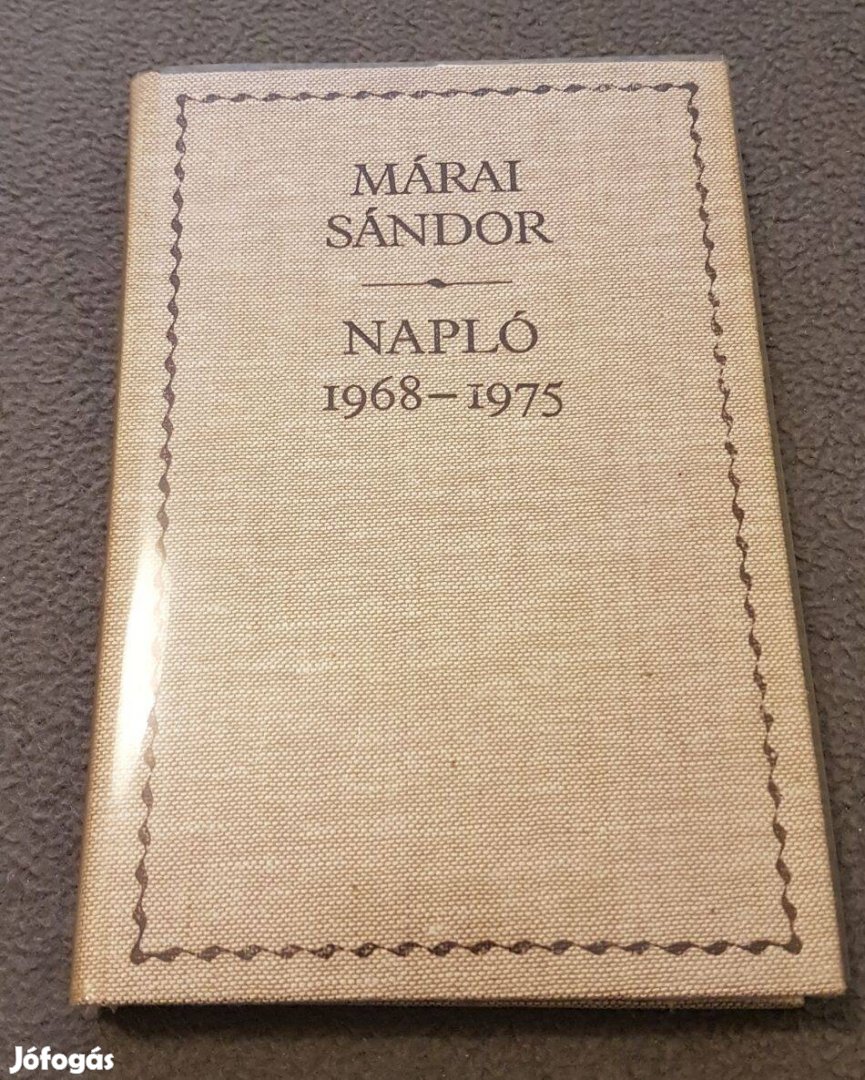 Márai Sándor - Napló 1968-1975 könyv