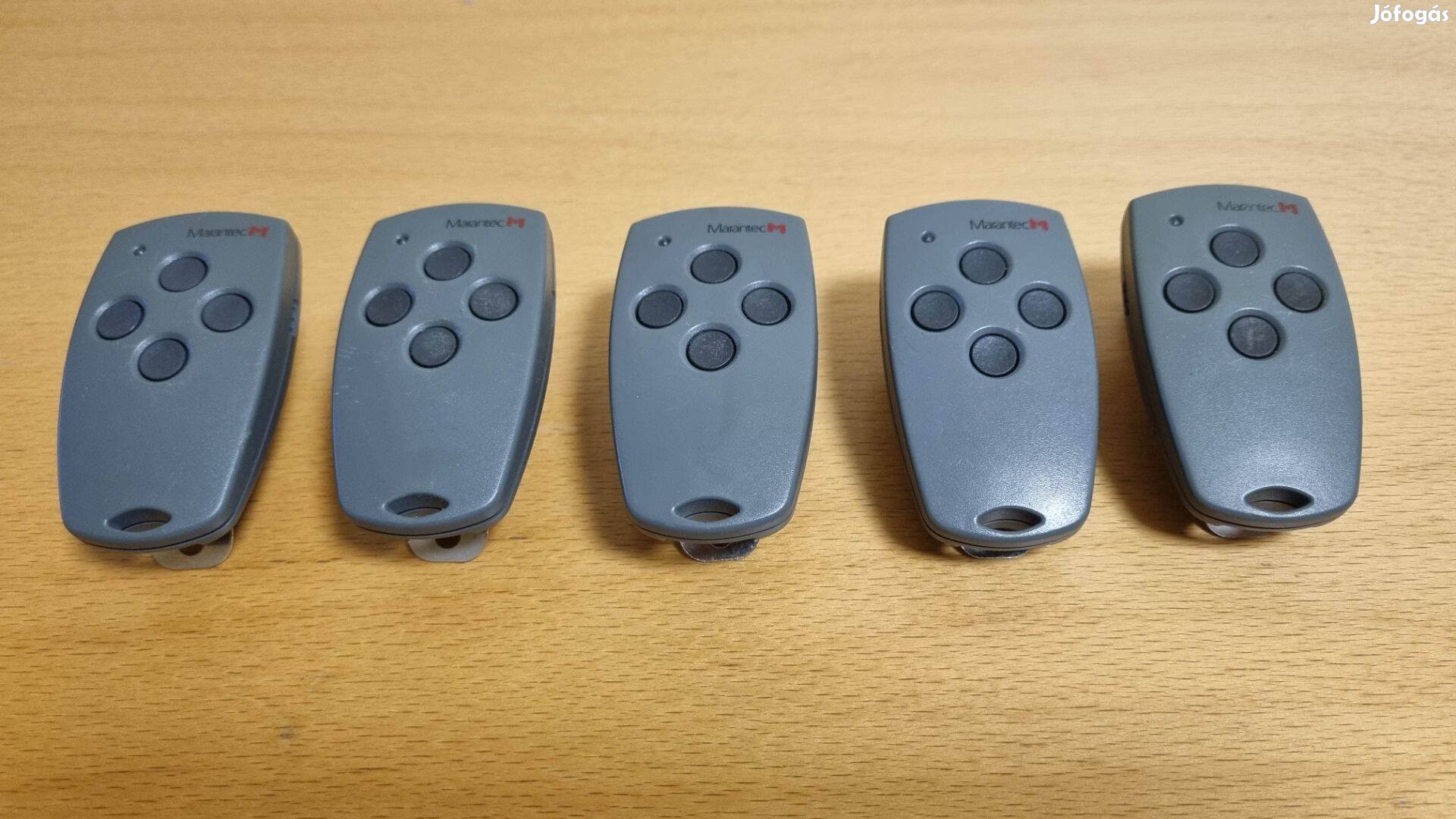 Marantec 433,92MHz-es 4 csatornás távirányító - 5db