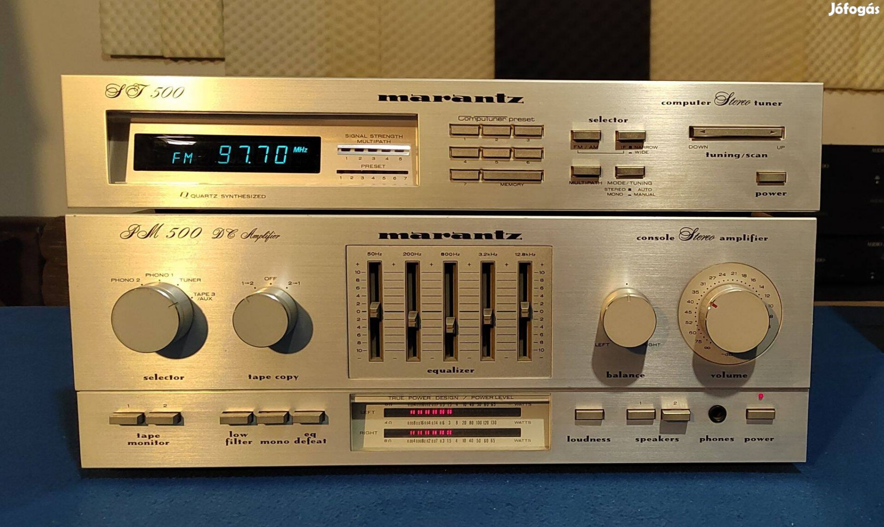 Marantz PM500 erősítő és Marantz SP500 tuner