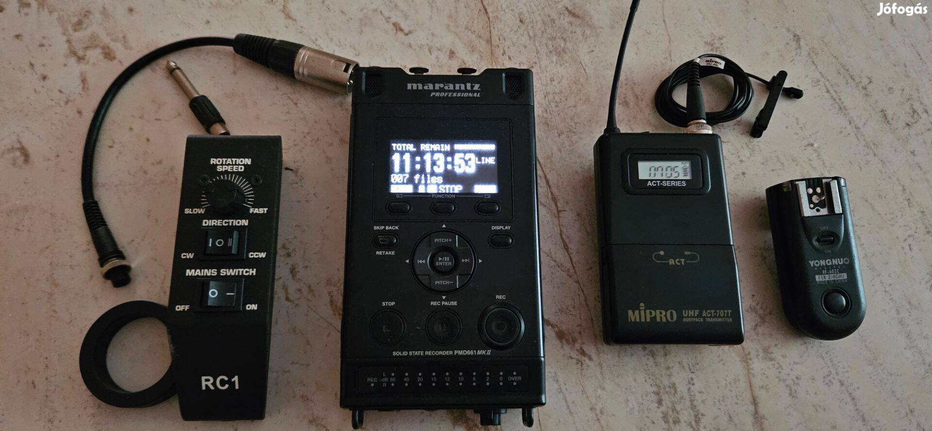 Marantz PMD 661 MK2 hang rögzítő felvevő diktafon eladó!