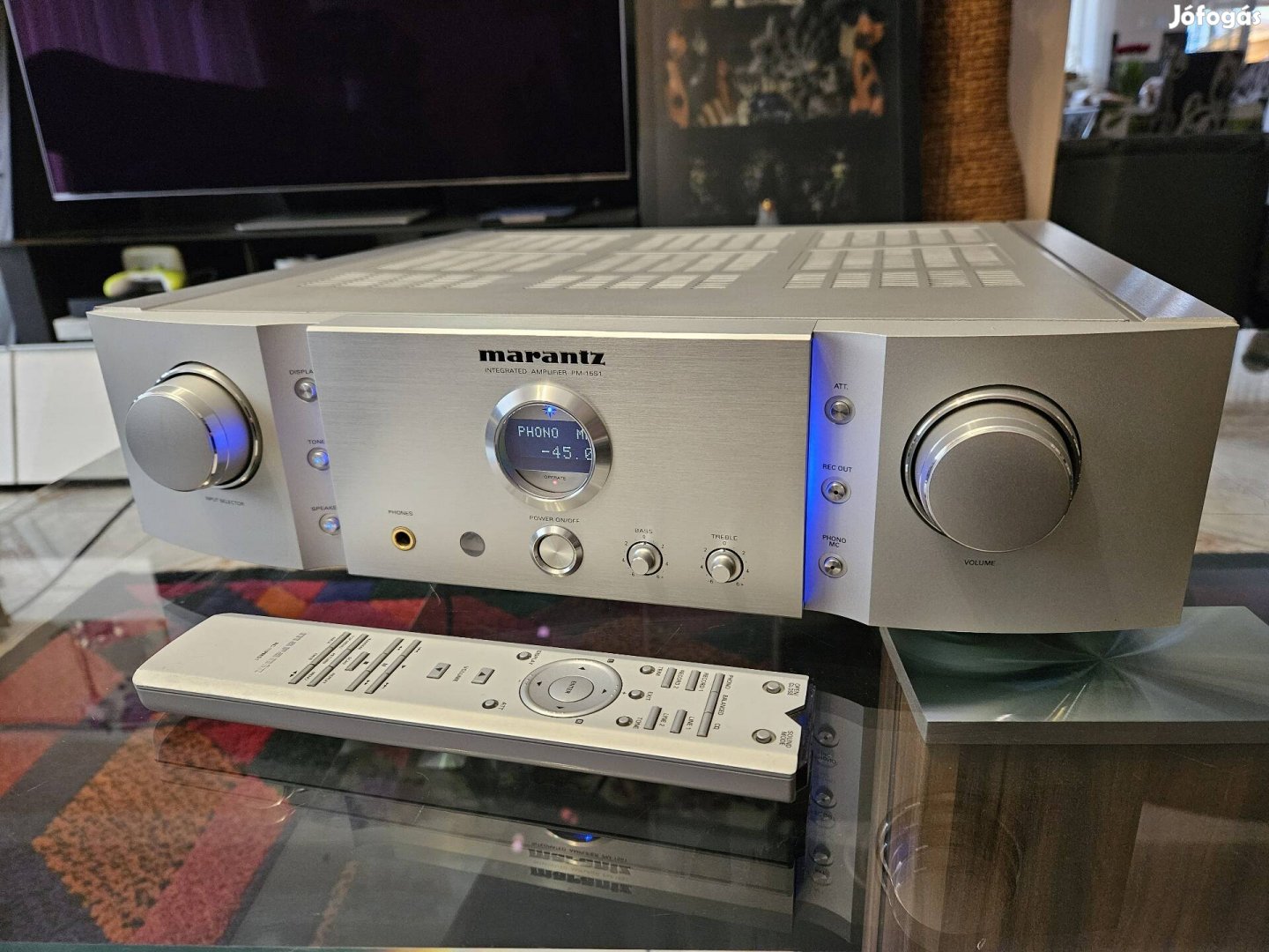 Marantz PM 15S1 sztereó erősítő. Csere is érdekel. 