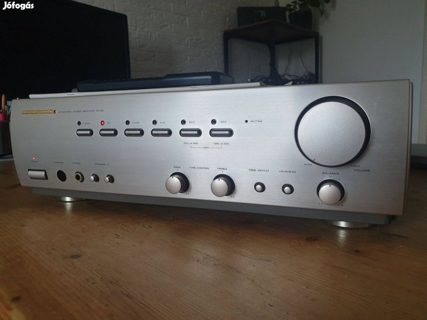 Marantz PM-53 sztereó erősítő kompletten, szép állapotban eladó