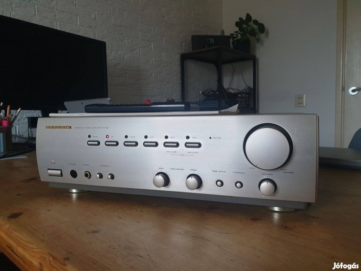 Marantz PM-53 sztereó erősítő kompletten, újszerű állapotban eladó