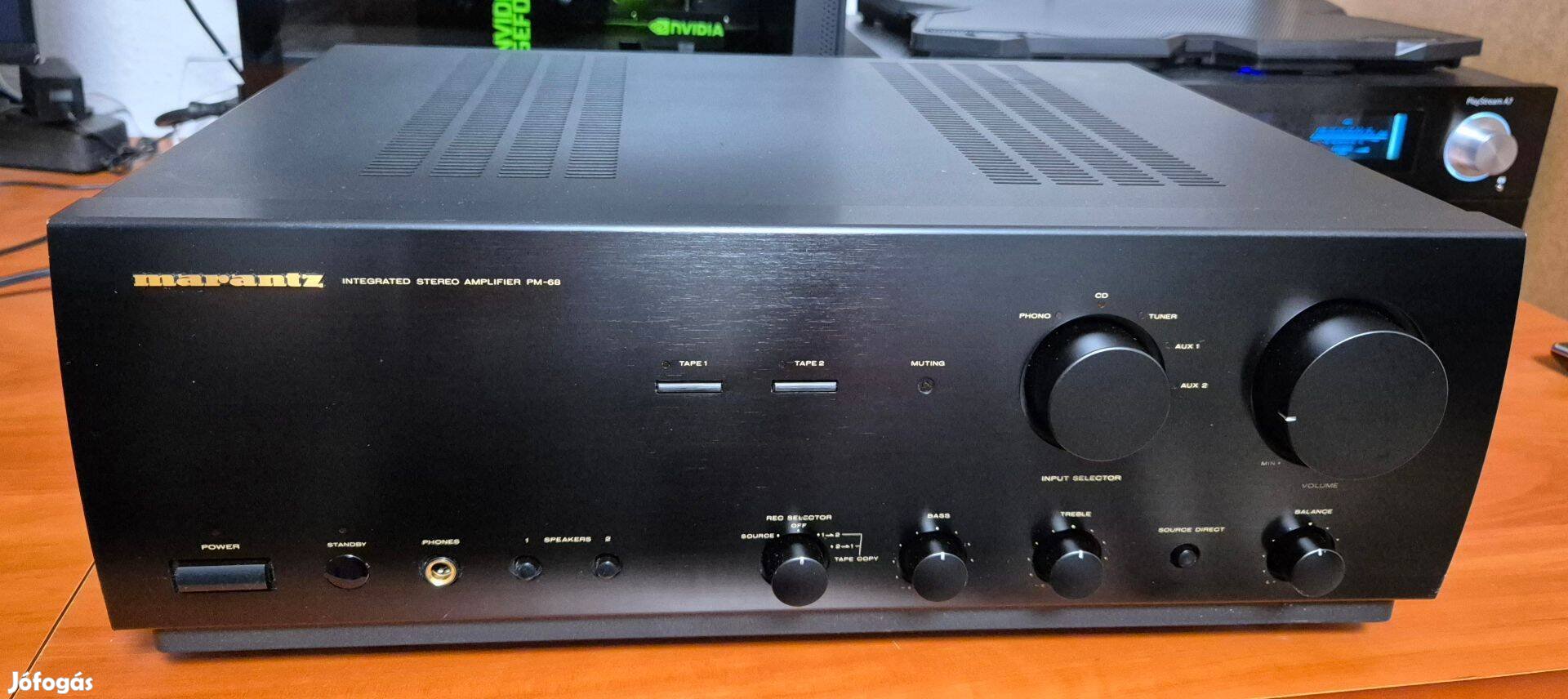 Marantz PM-68 audiofil sztereó erősítő a prémium hangzás kedvelőinek!