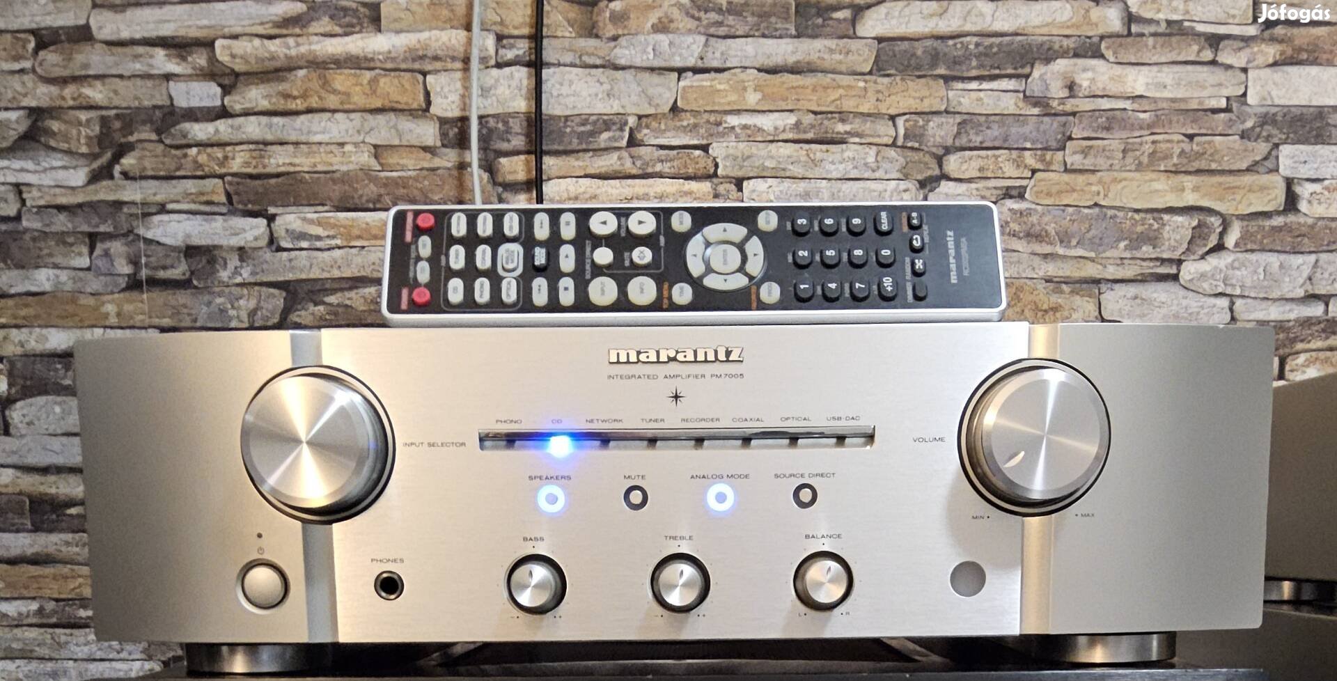 Marantz PM 7005  sztereó erősítő, optikai bemenetek