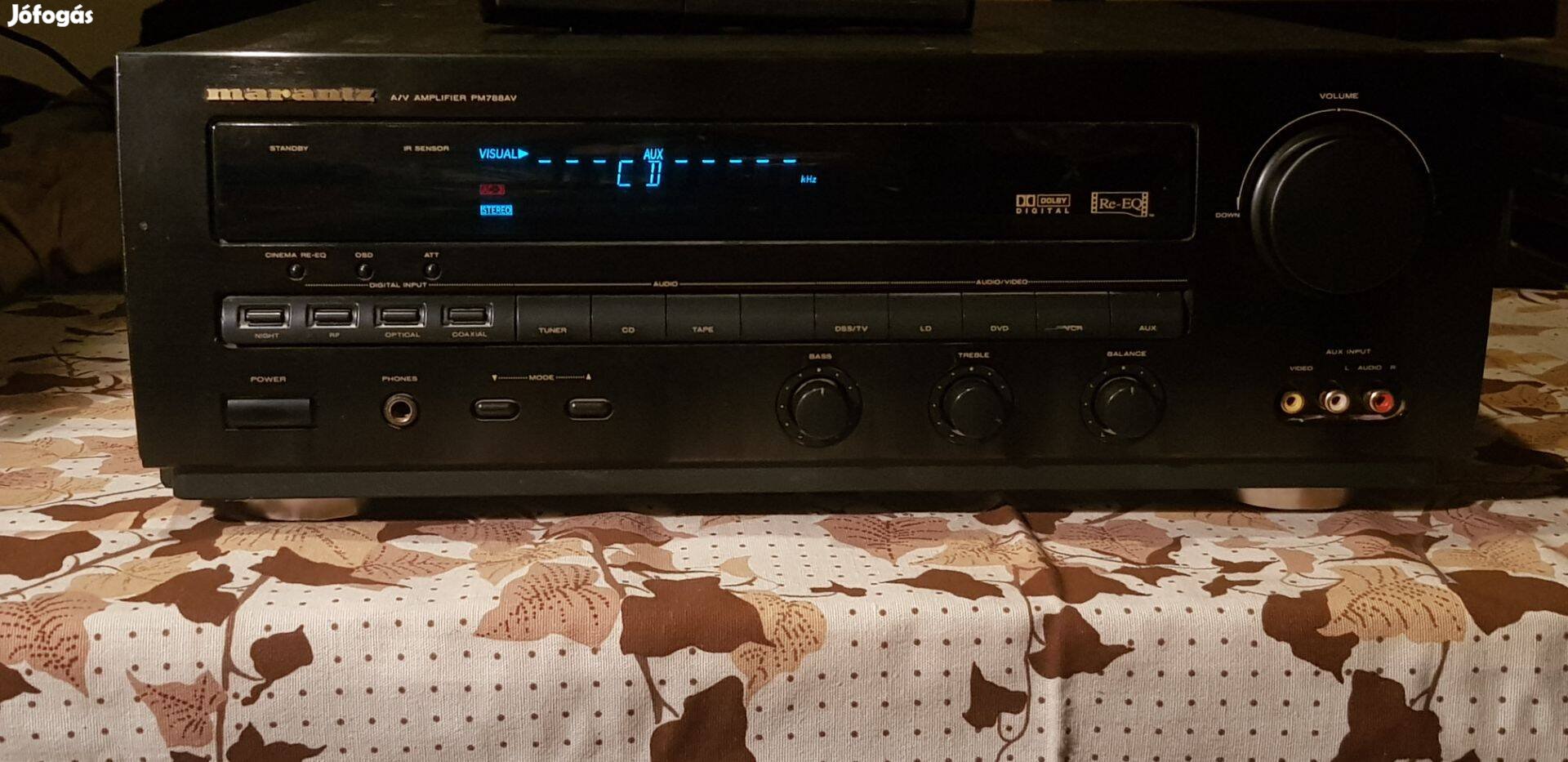 Marantz PM 788 hifi erősítő távval nehéz darab 22