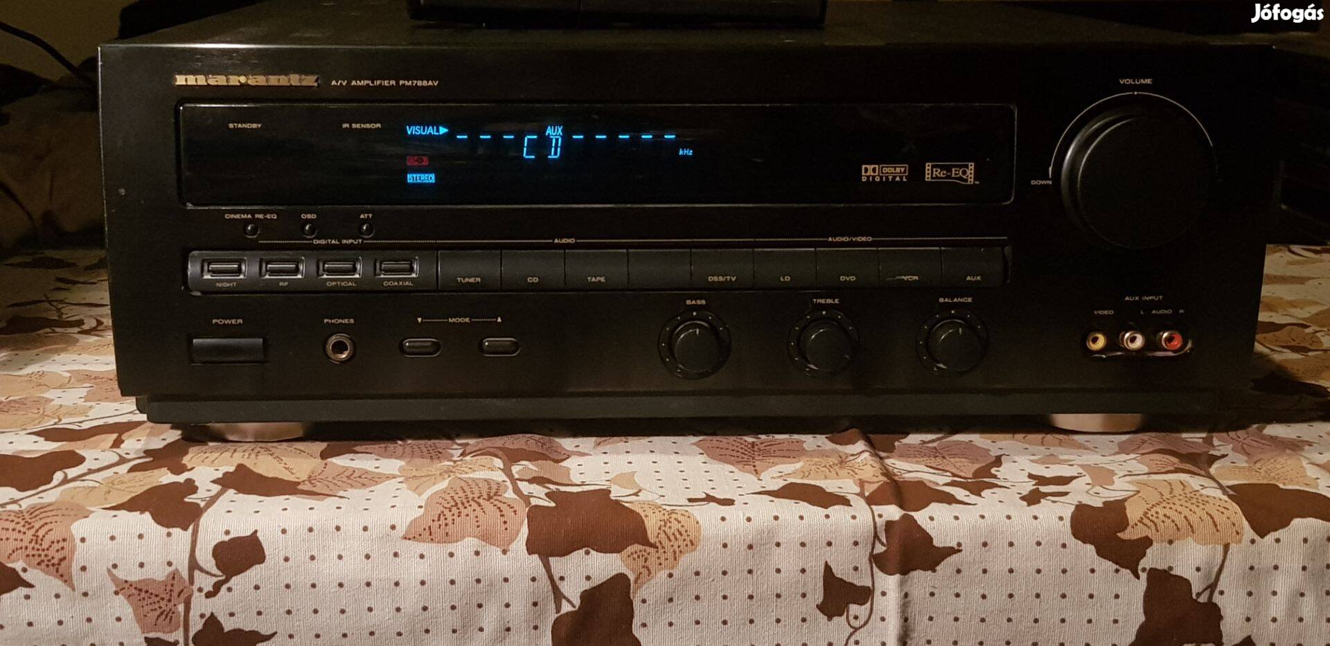 Marantz PM 788 hifi erősítő távval nehéz darab 90