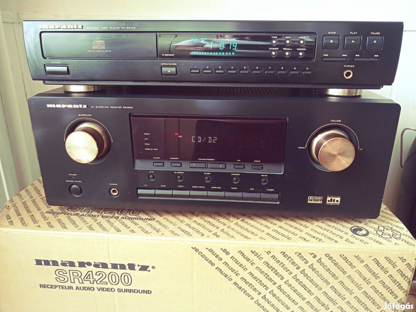 Marantz SR4200 rádiós házimozi erősítő gyári távjával eladó!