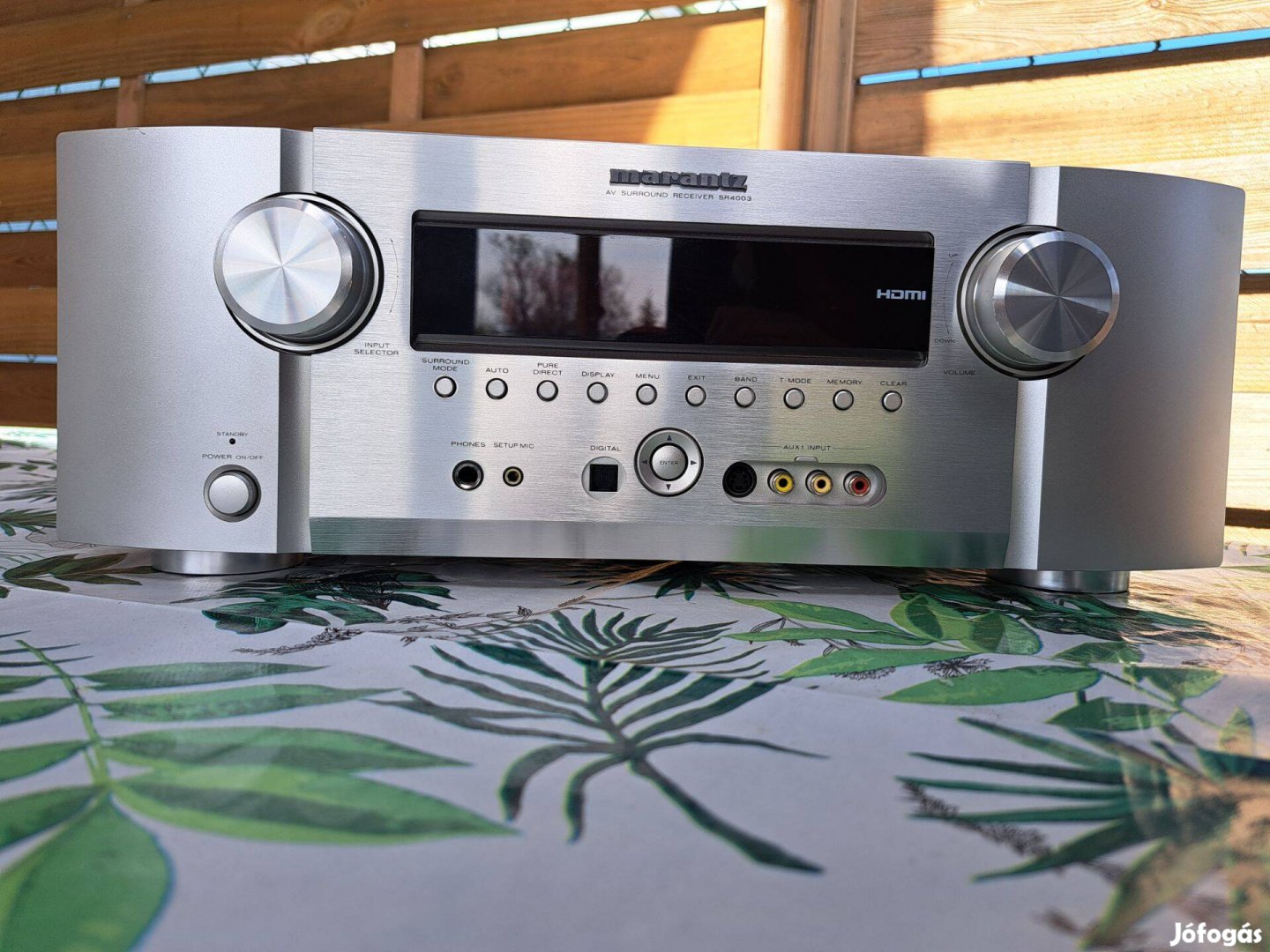 Marantz SR 4003 házimozis, rádiós, ezüst színű erősítő eladó