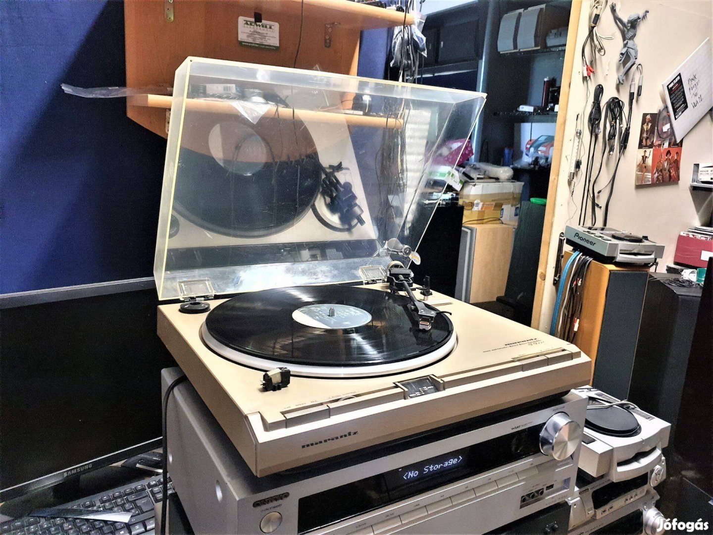 Marantz TT221 Csúcs Lemezjátszó Direct Drive Pitch Kontrol Stoboszkó