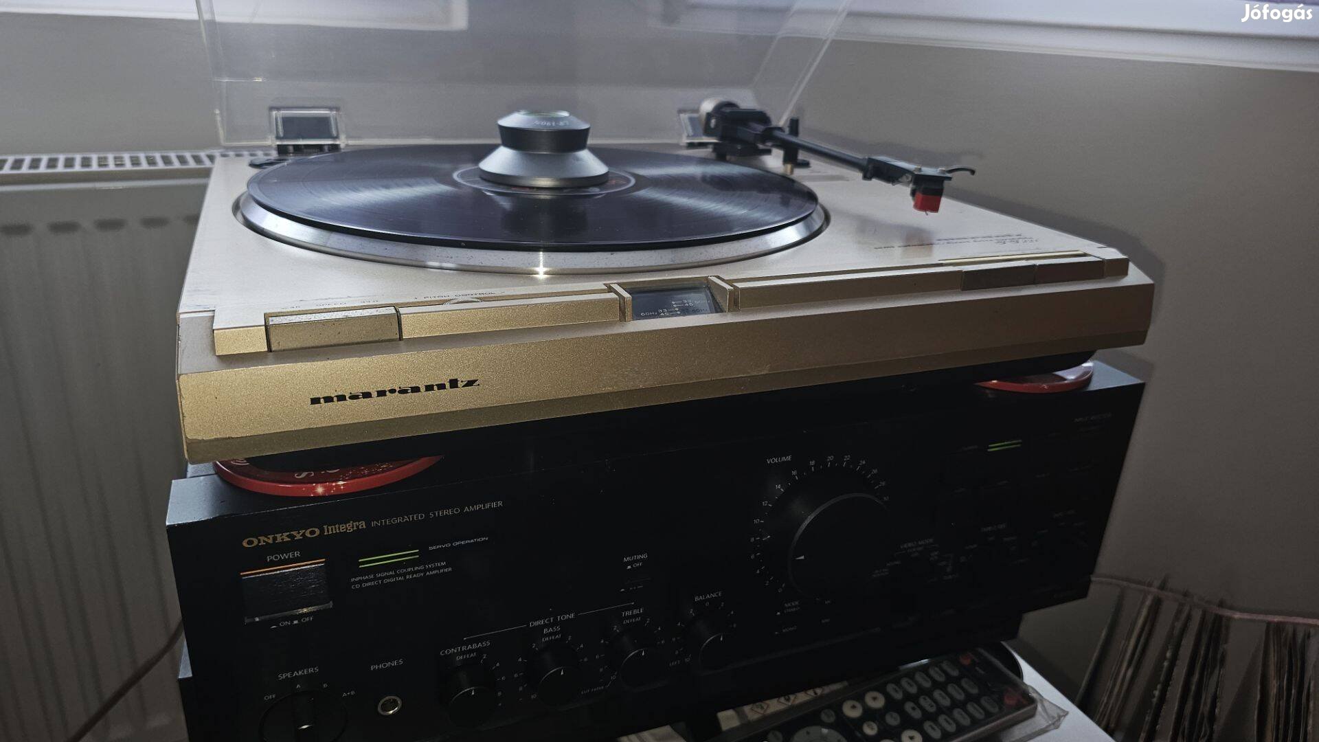 Marantz TT 221 Direct Drive StroboszkópPitch Kontrol!