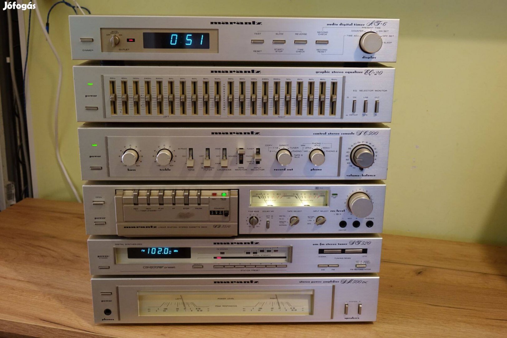 Marantz hi fi deck erősítő tuner timer