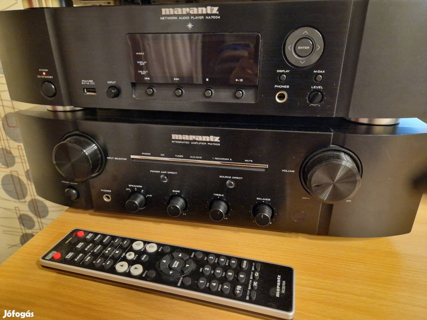 Marantz na7004 és Pm7003 netrádió erősítő 