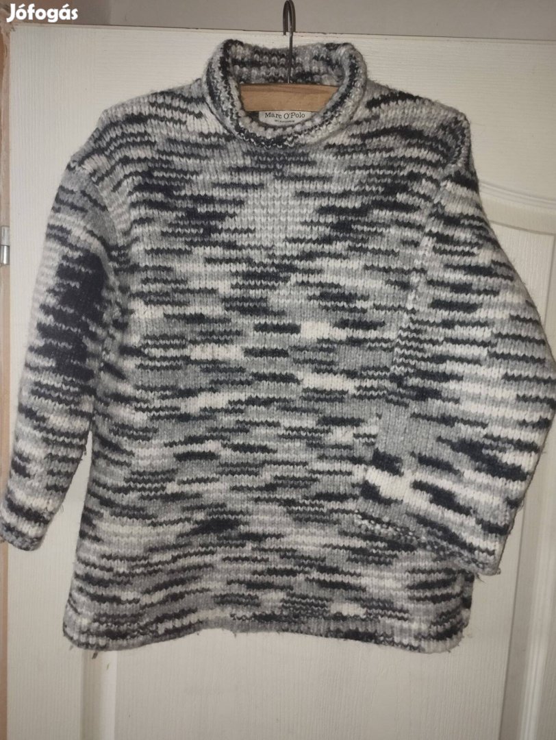 Marco Polo prémium gyapjú alpaka pulóver