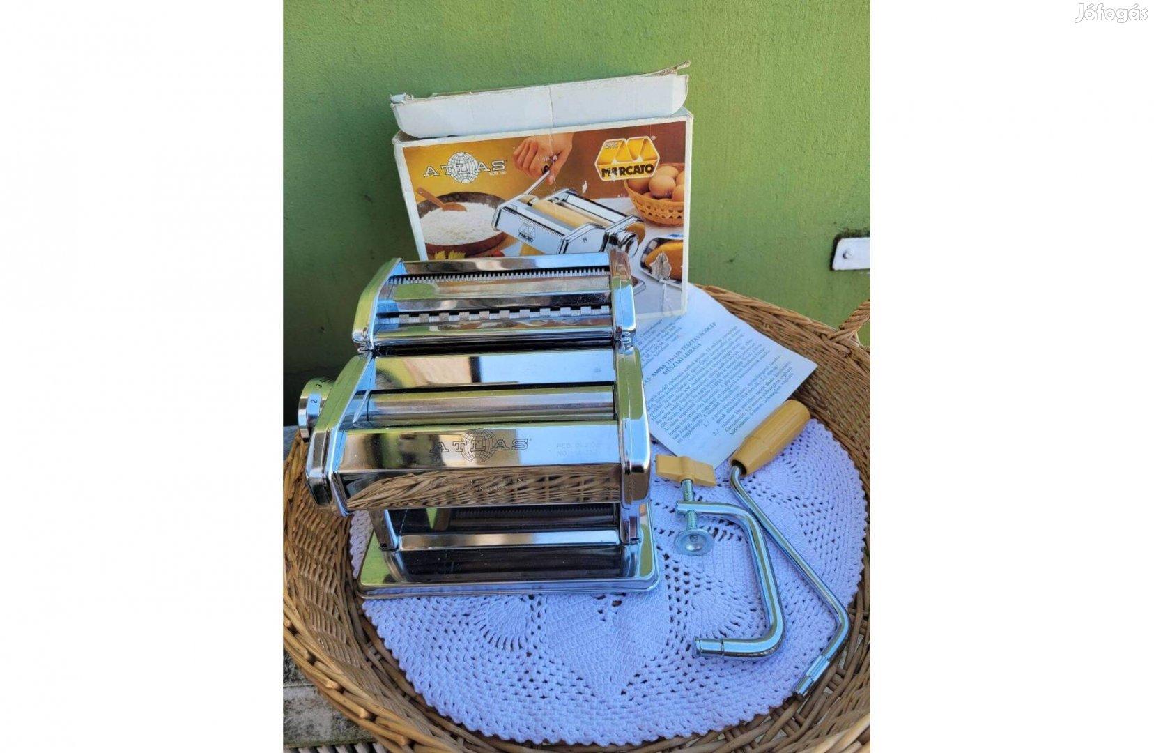 Marcato Atlas 150 Wellness 3 funkciós mechanikus tésztagyártó gép