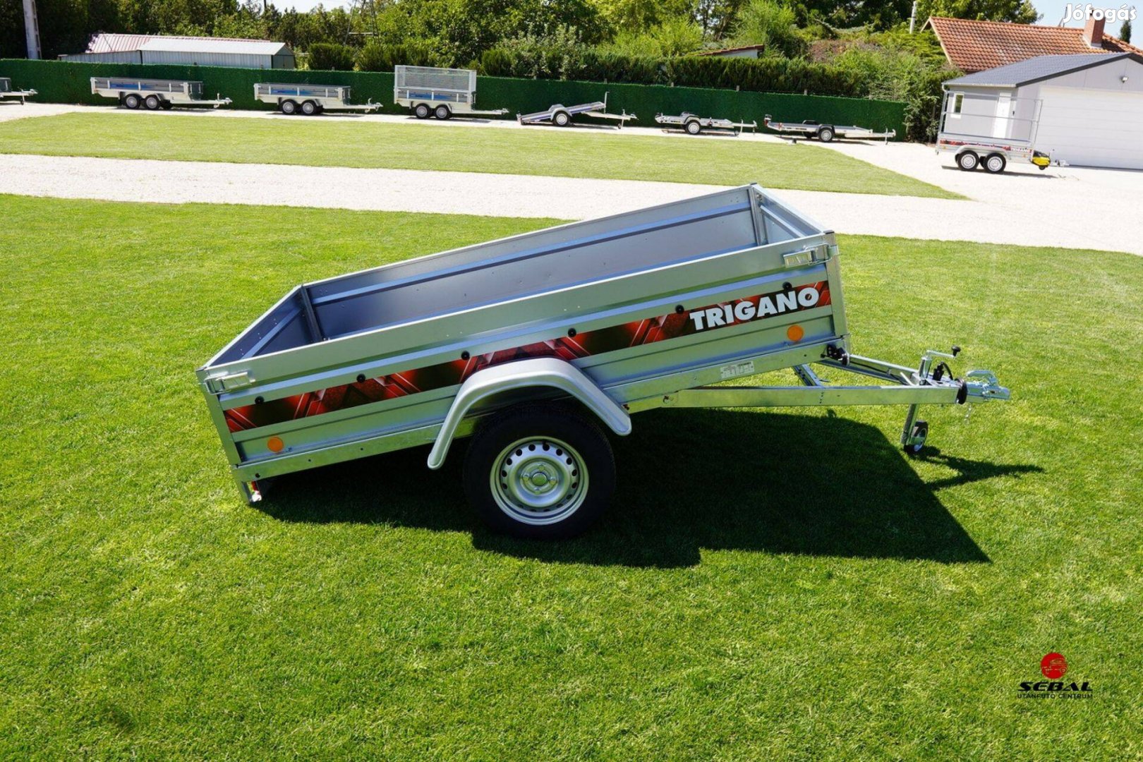 Március 31-ig akciós új utánfutó 233x132cm rendszám most