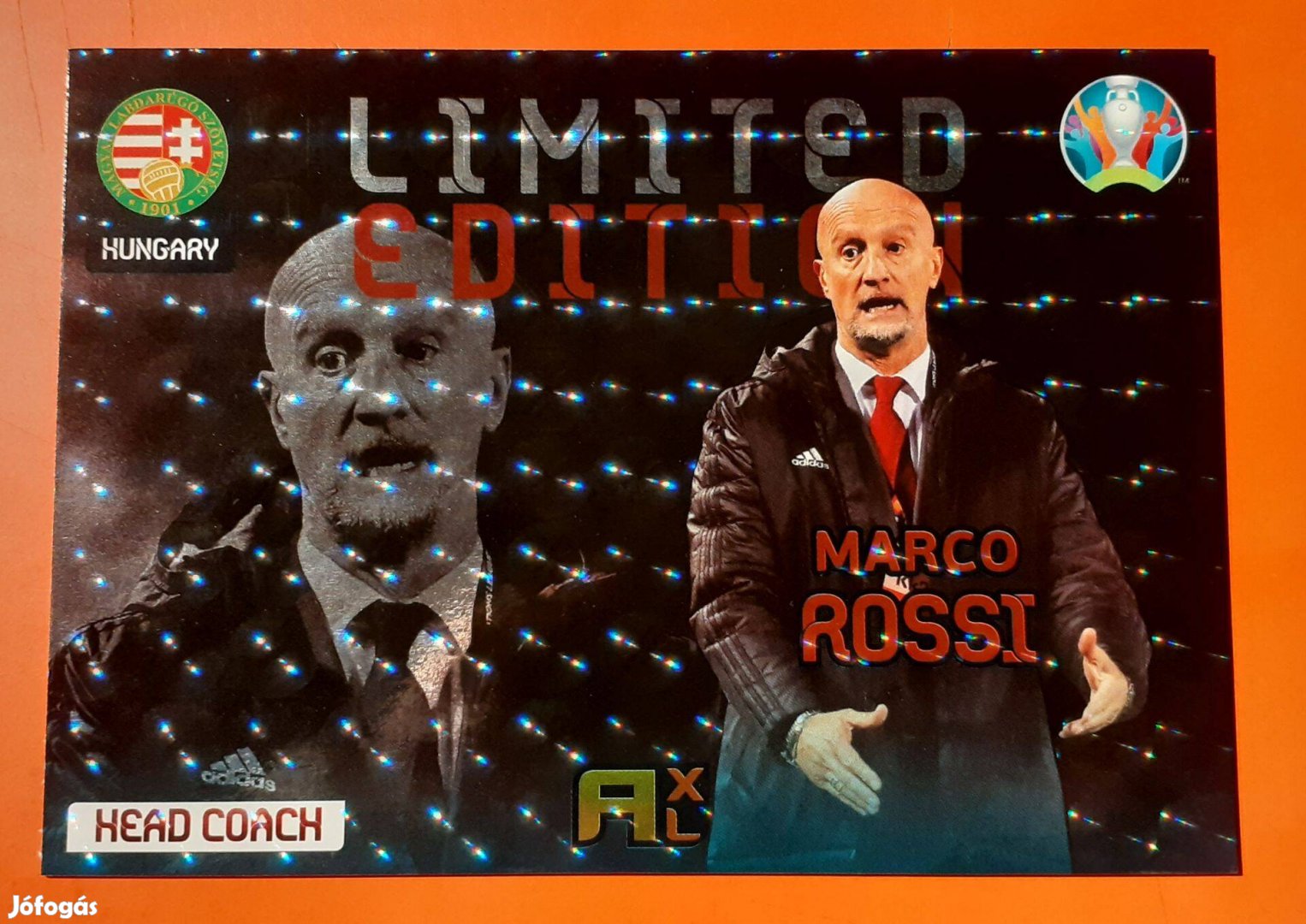 Marco Rossi Limited Edition XXL-es Panini Euro 2020 focis kártya