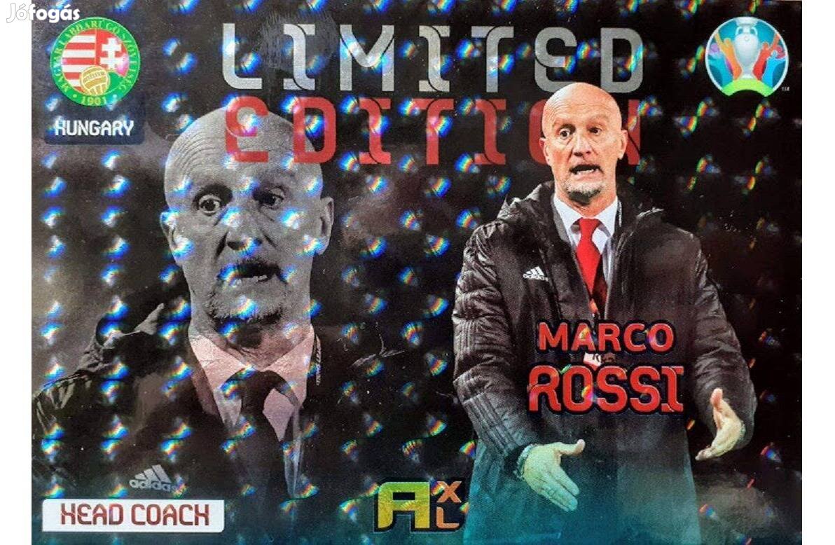 Marco Rossi XXL focis kártya Panini UEFA Euro 2020 Kick off 2021