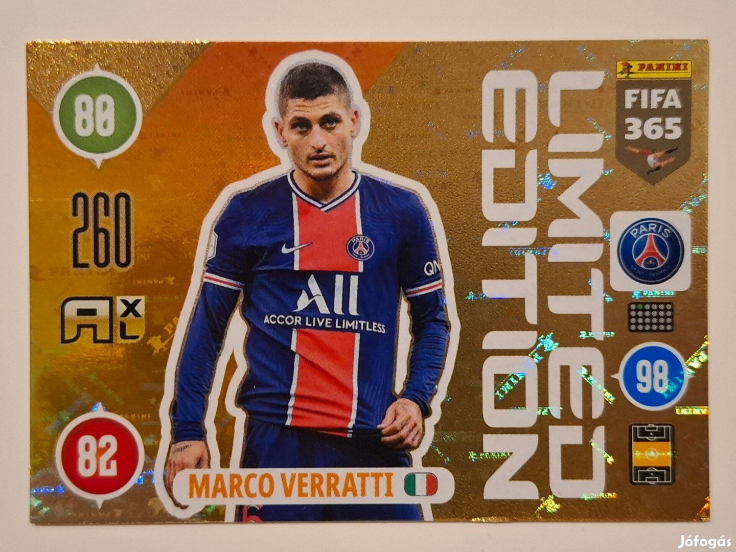 Marco Verratti Panini Limited Edition 2021