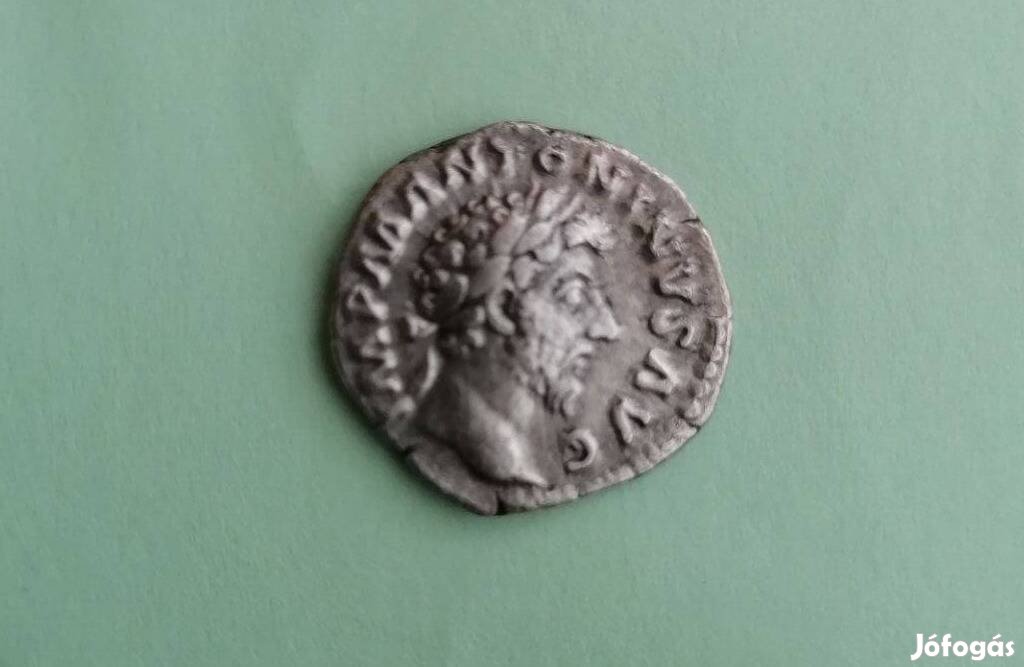 Marcus Aurelius ezüst dénár isz. 161-180 körüli ókori érme