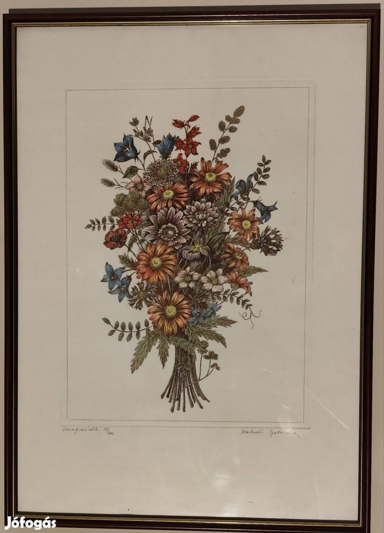 Margaréták rézkarc