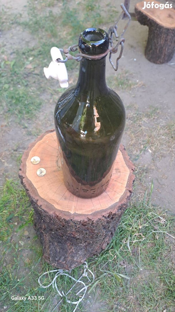 Margitszigeti retro stílusú palackok, képek szerinti