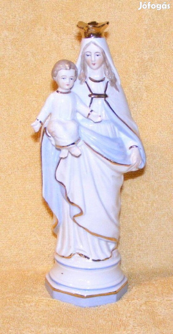 Mária és kis jézus porcelán figura