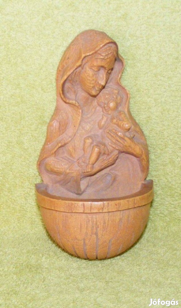 Mária és kis jézus szenteltvíztartó