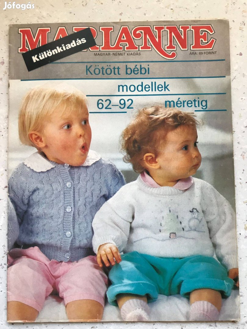 Marianne kötött bébi modellek különkiadása