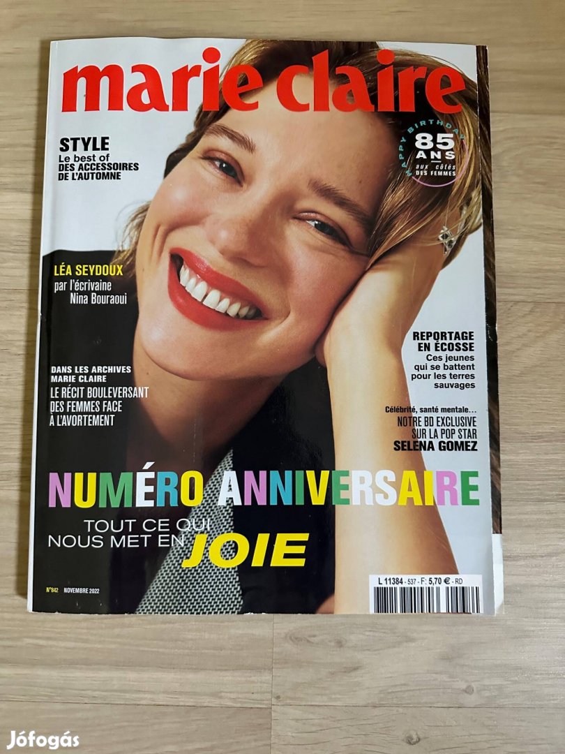 Marie Claire francia női magazinok (2db)