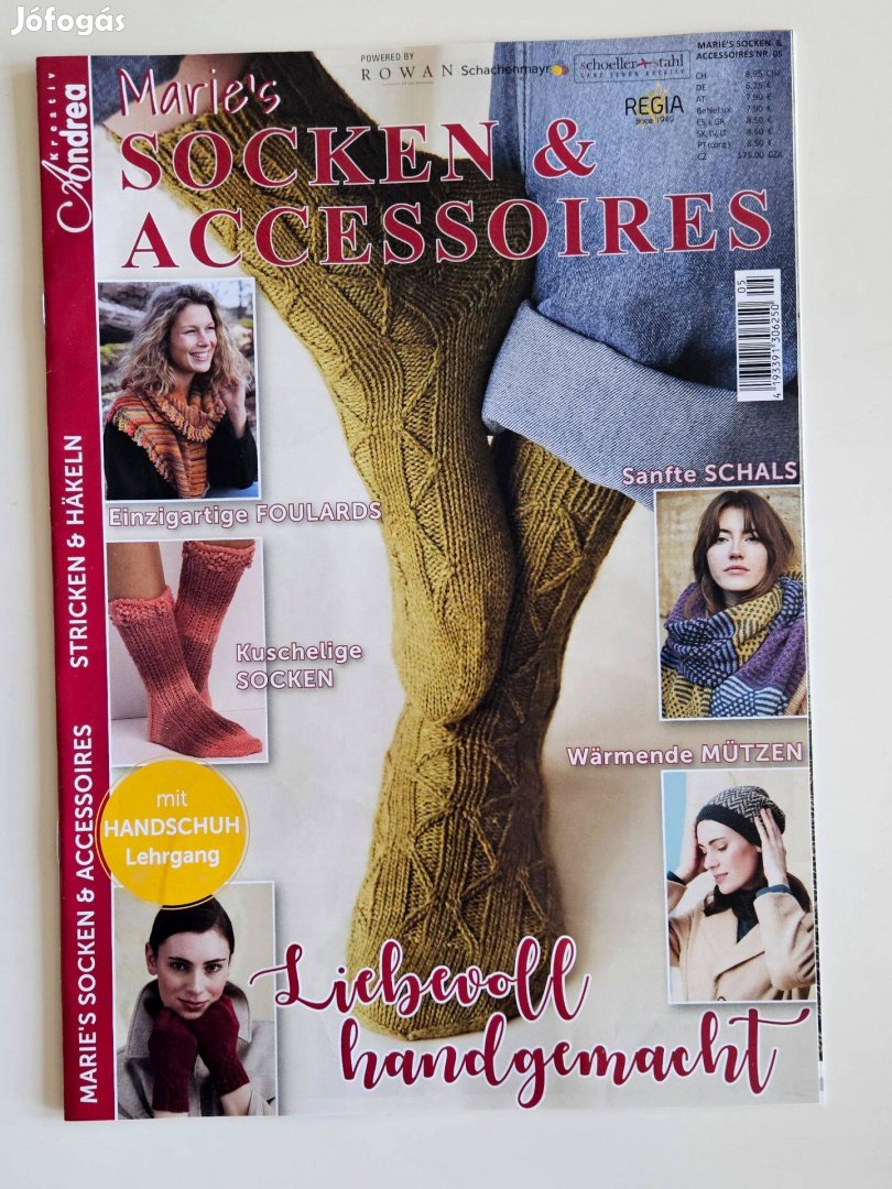 Marie's Socken & Accessoires német nyelvű kötögetős újság