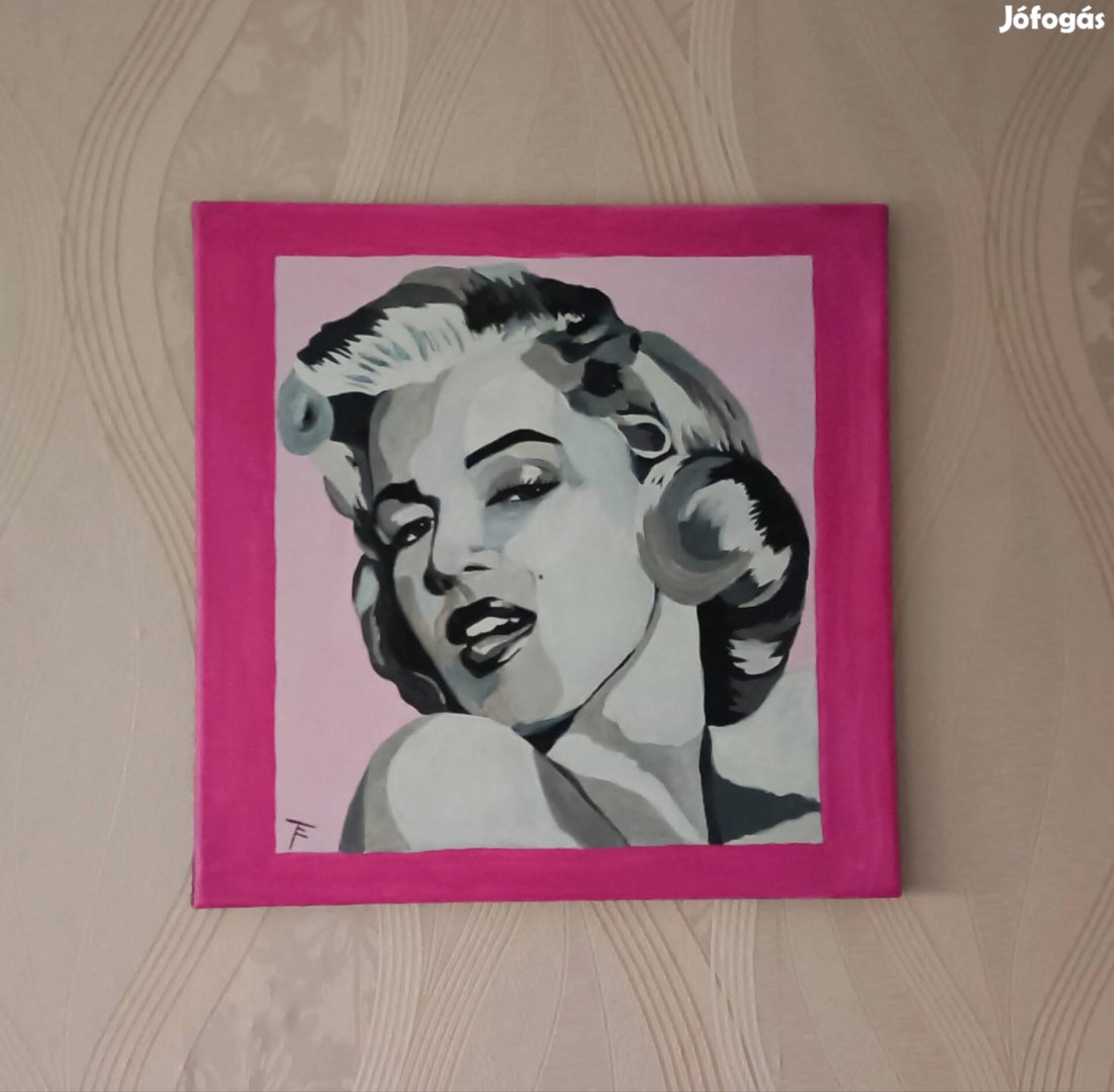 Marilyn Monroe akril festmény 40x40 cm