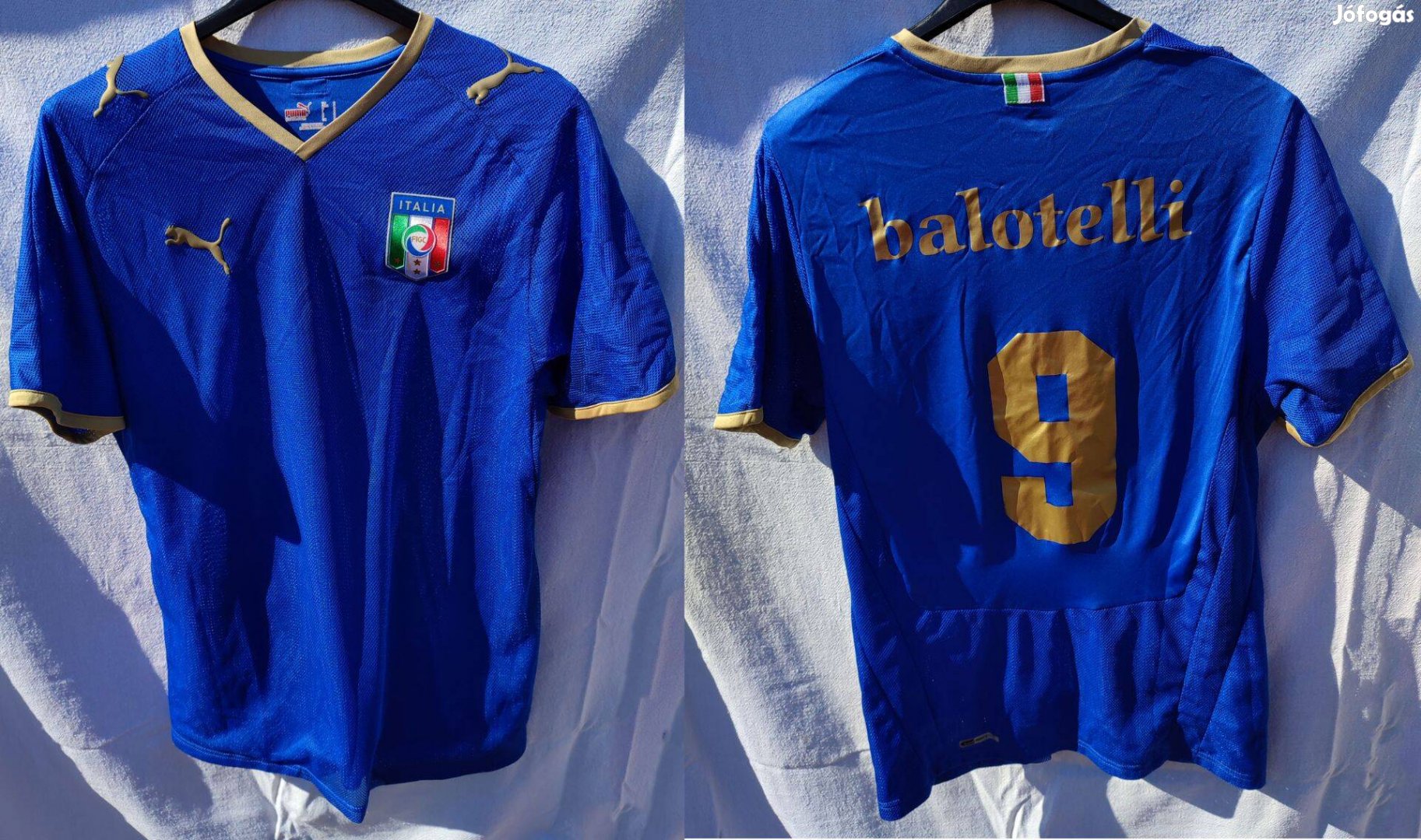 Mario Balotelli - Olasz válogatott 2008-2009 kék mez (S)