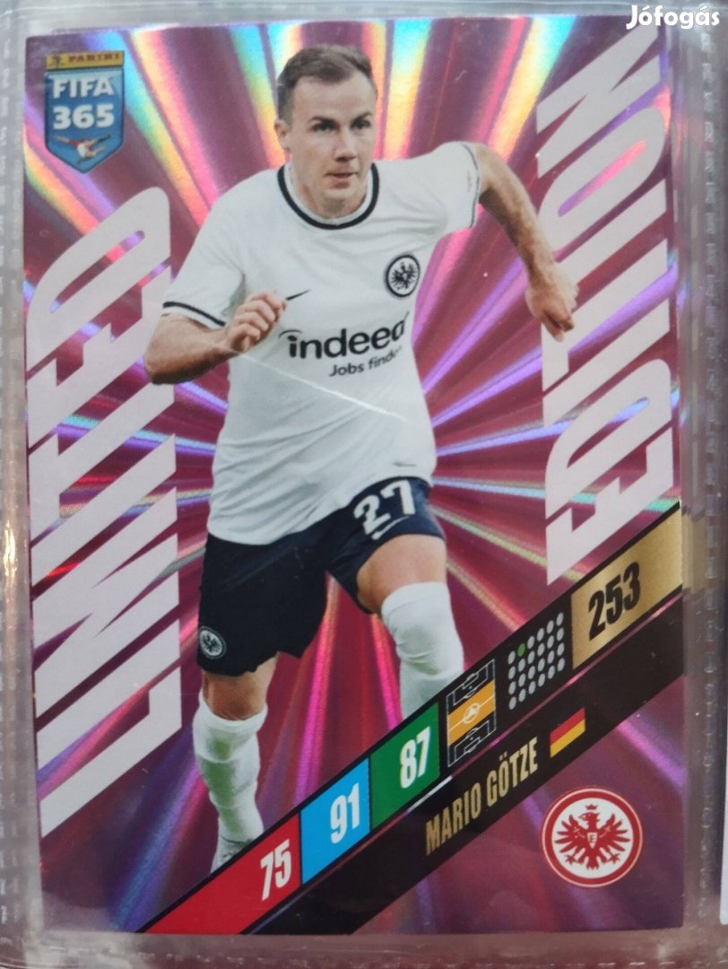 Mario Götze (Frankfurt) FIFA 365 2024 Limited edition focis kártya