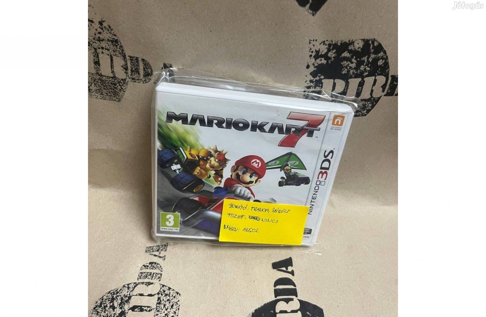 Mario Kart 7 3DS / 2DS kompatibilis (Francia borító)