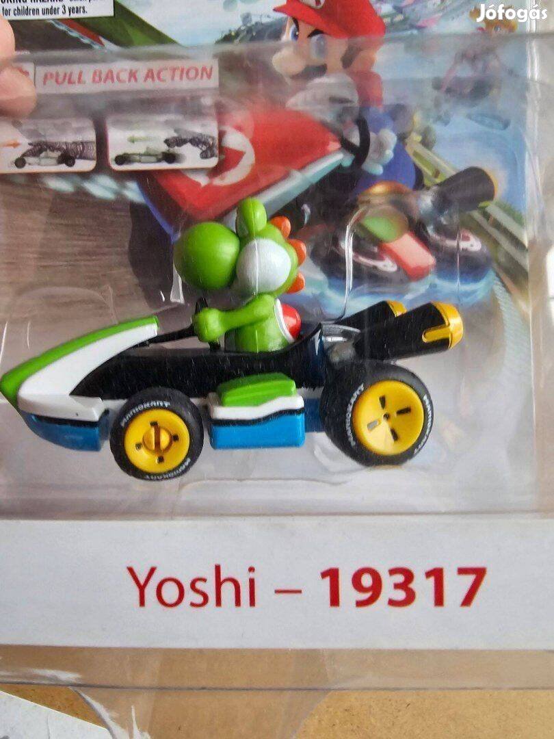 Mario Kart 9003150193173 Pull Speed Yoshi figura új dobozos Ha szeret