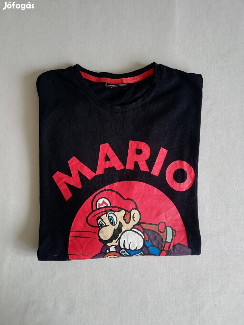 Mario Kart férfi hosszú ujjú póló S-es